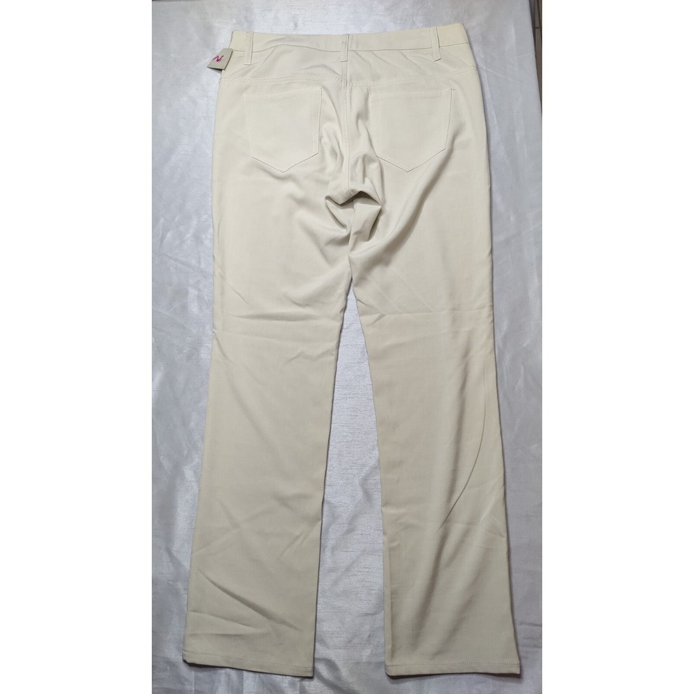 MIRIKA Women Juniors Size 7‎ Khaki Poly Rayon Flex Chino Pants NEW - Picture 2 of 14
